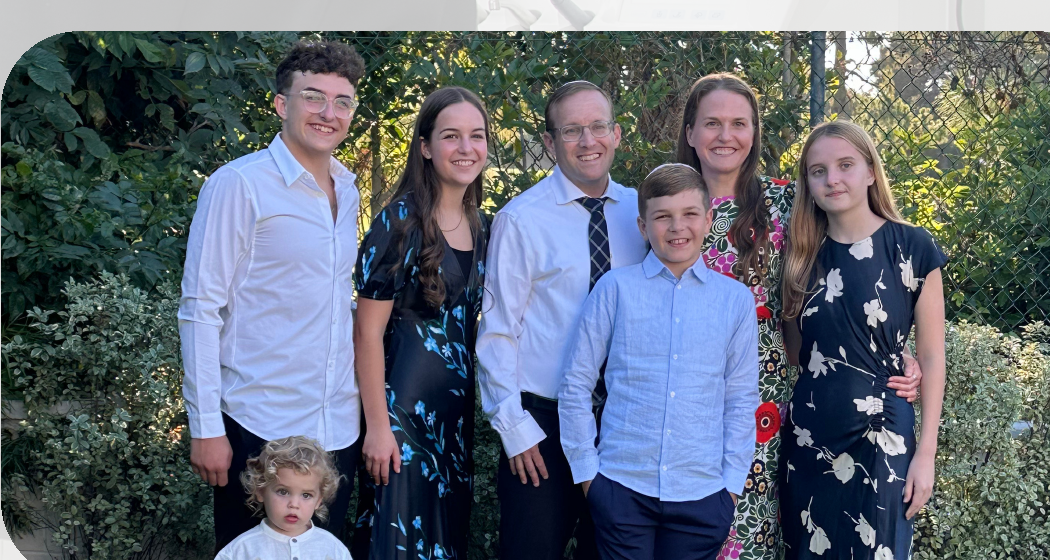 KidPoints founder with family
